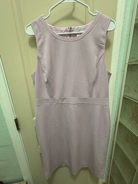 J. Crew Sleeveless Mini Dress in Pale Lavender Size 14